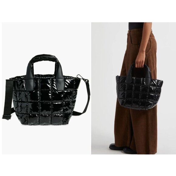 NWT VeeCollective Small Porter Water Resistant Quilted Recycled Nylon Tote - Picture 3 of 15